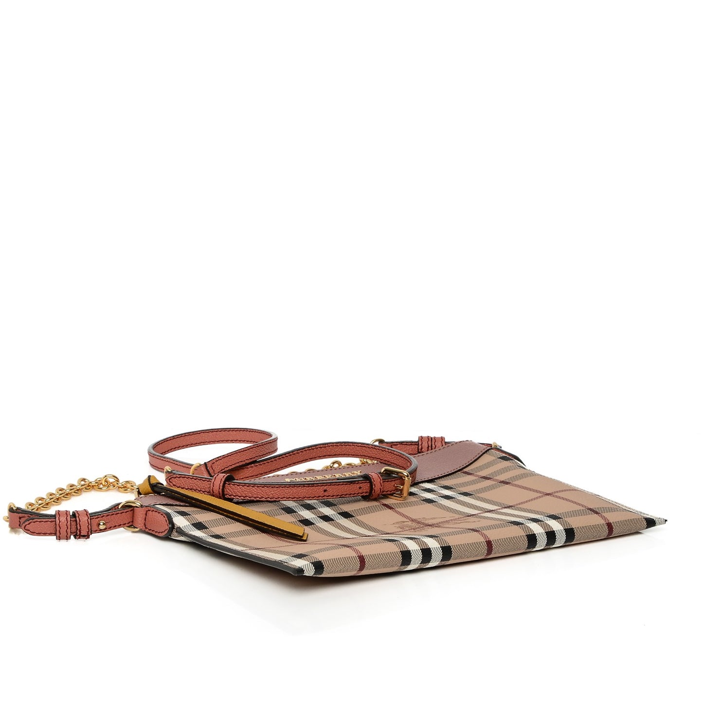 Haymarket Check Peyton Crossbody Dusty Pink