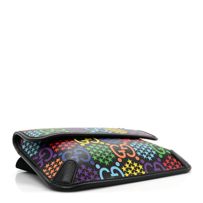 Gucci GG Supreme Monogram Psychedelic Slim Belt Bag Black 3 of 8