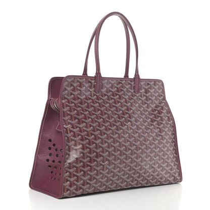 Goyard Goyardine Sac Hardy Pet Carrier PM Burgundy 3 of 9