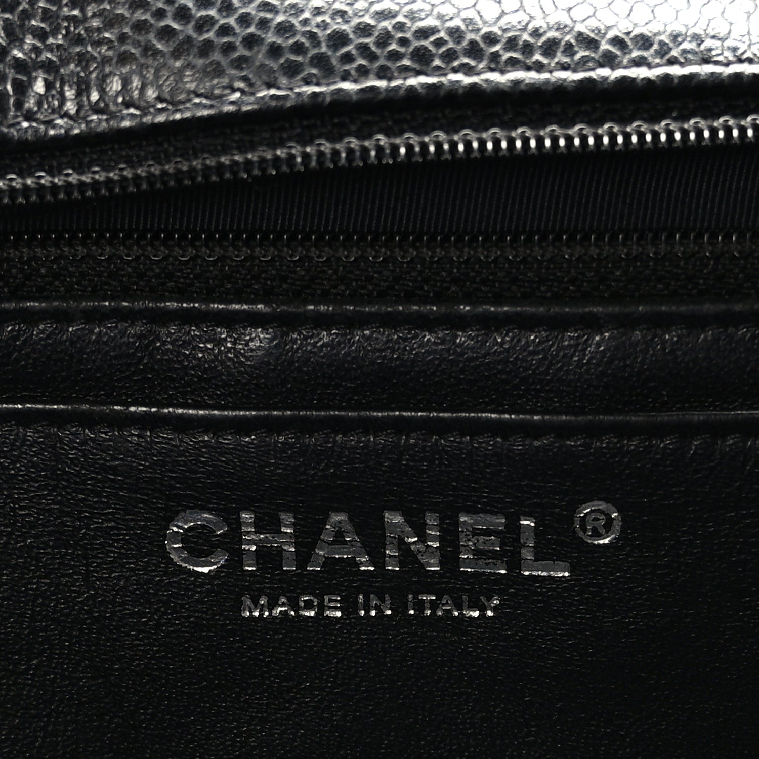 Chanel Caviar Quilted Jumbo Single Flap Black 6 of 9