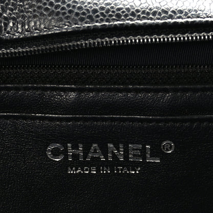 Chanel Caviar Quilted Jumbo Single Flap Black 6 of 9