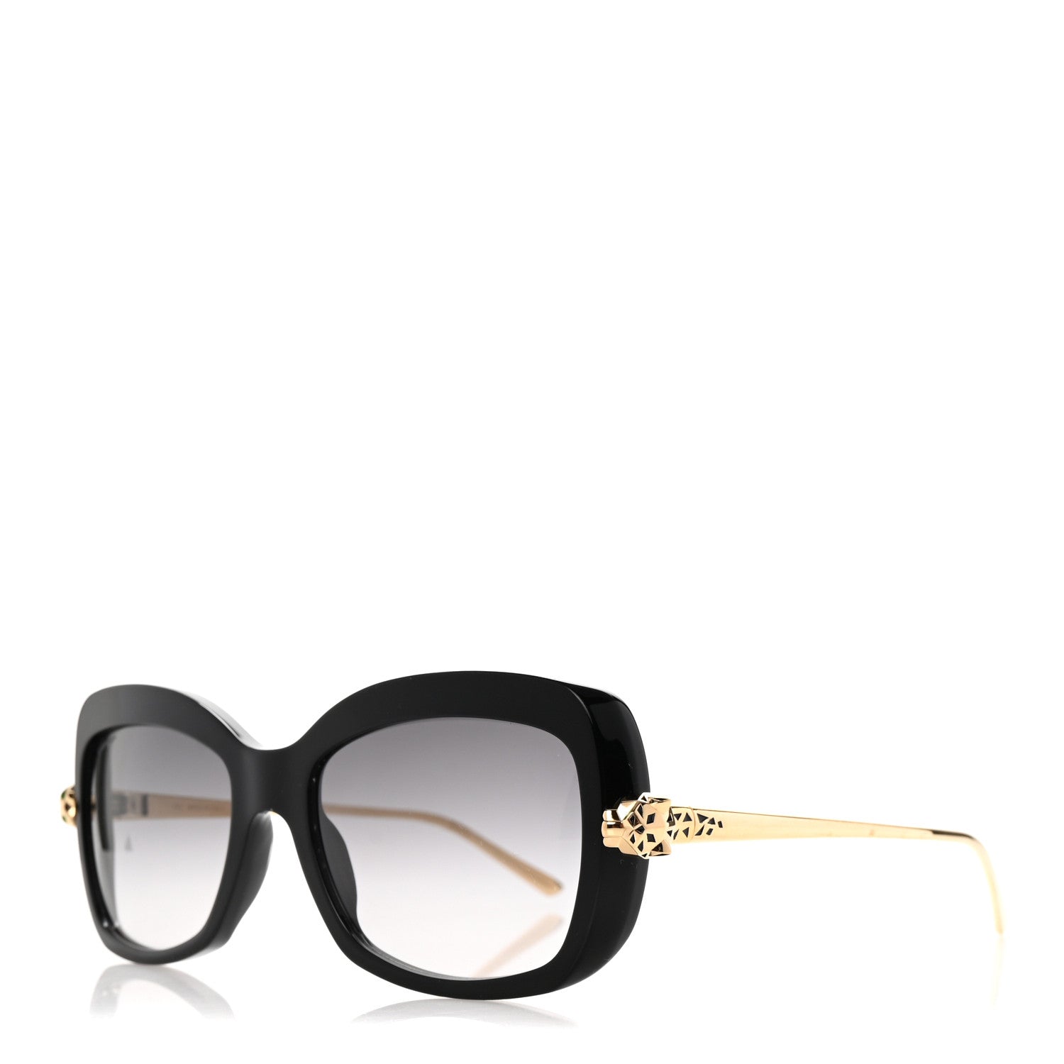 Cartier Panthere De Cartier Sunglasses CT0215S Black 1 of 7