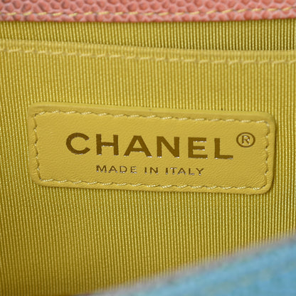 Chanel Caviar Quilted Small Cuba Rainbow Boy Flap Multicolor 6 of 11