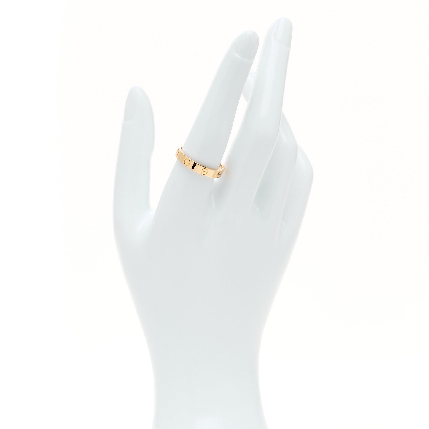Cartier 18K Yellow Gold 3.5mm LOVE Wedding Band Ring 59 8.75 2 of 5