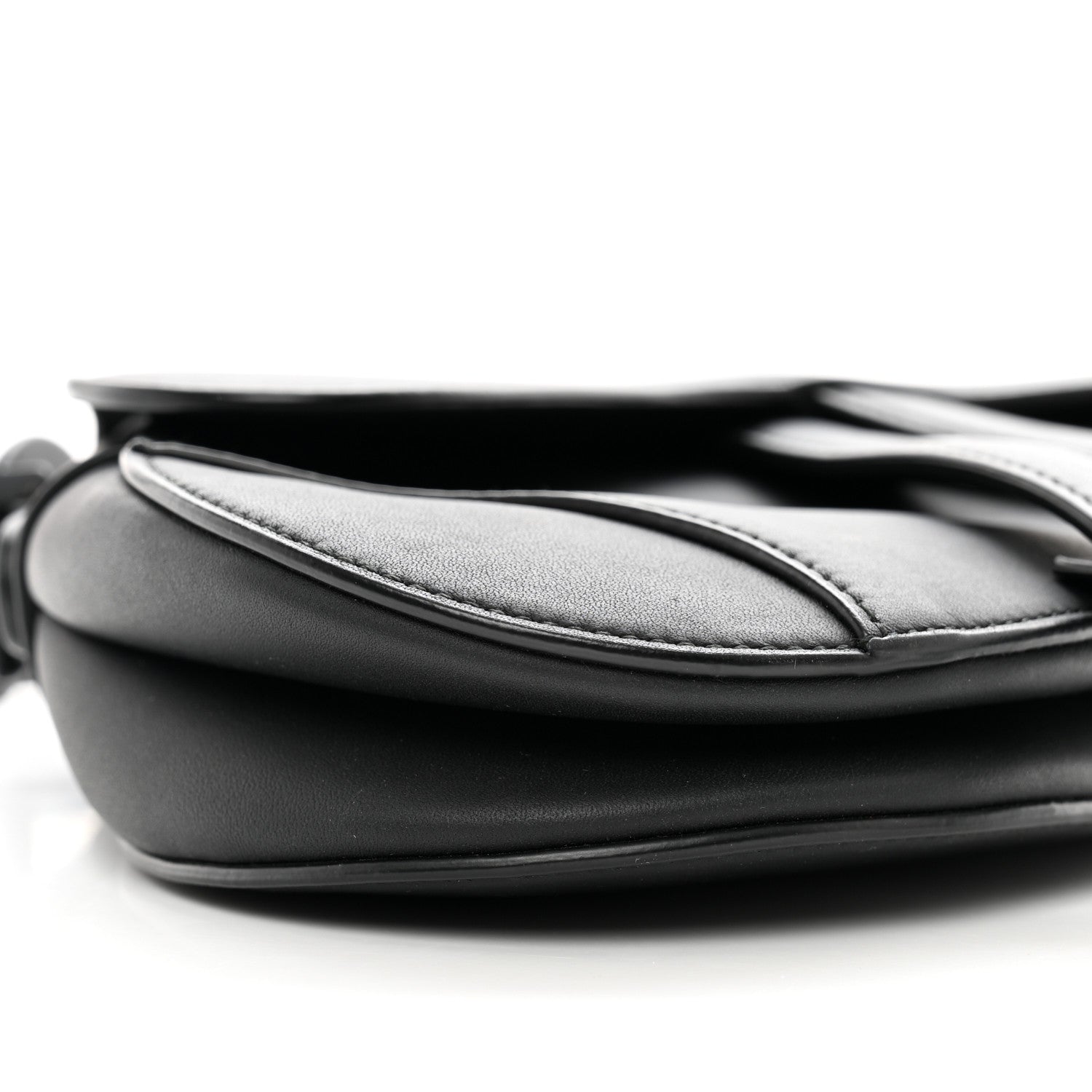 Christian Dior Ultra Matte Calfskin Mini Saddle Bag Black 7 of 10