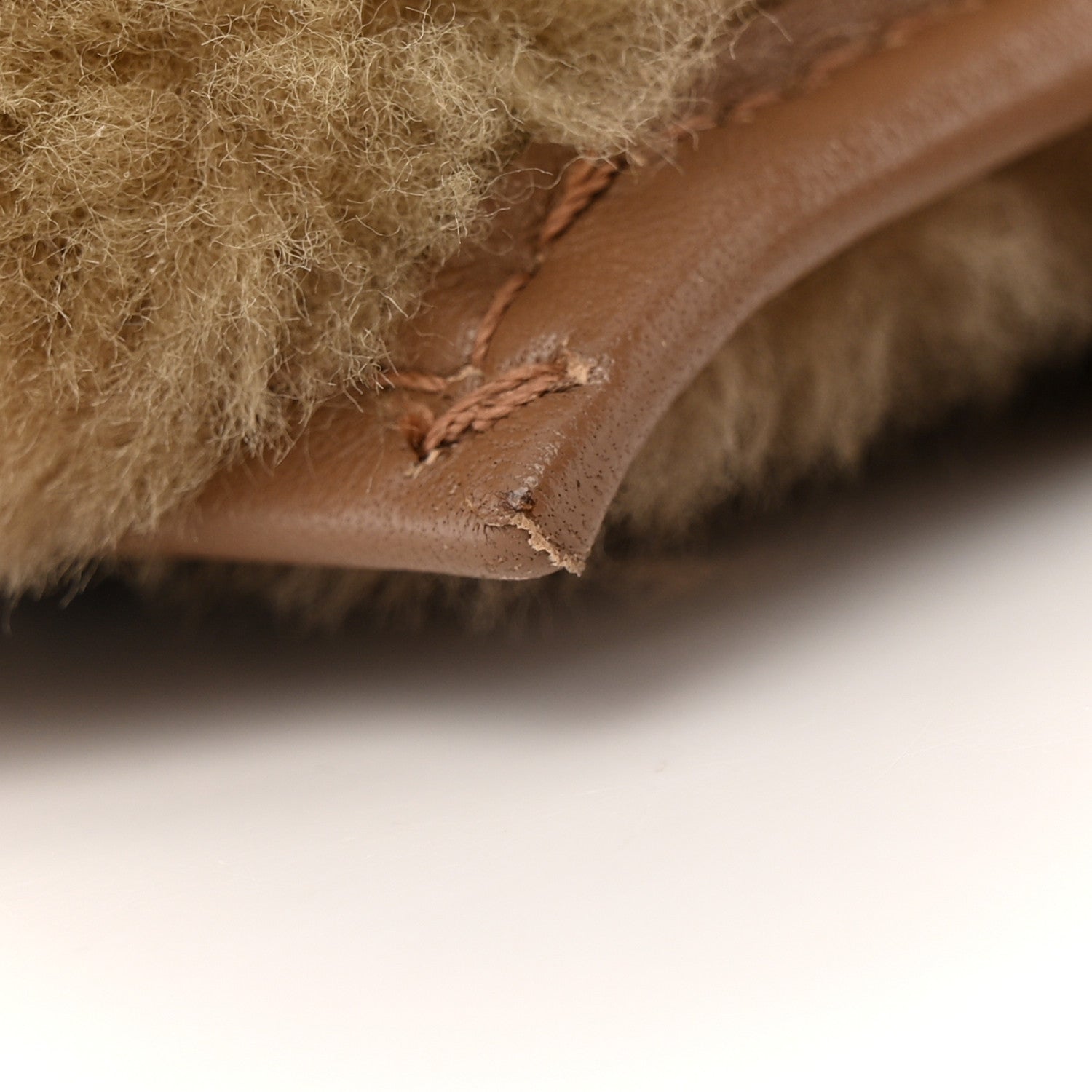 Balenciaga Shearling XS Bazar Shopper Tote Beige 14 of 15