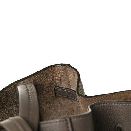 Celine Soft Grained Calfskin Small Belt Cabas Phantom Taupe 13 of 24