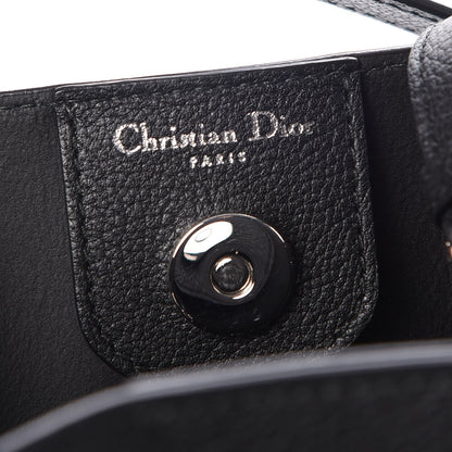 Christian Dior Grained Calfskin Small Blossom Tote Black 11 of 12