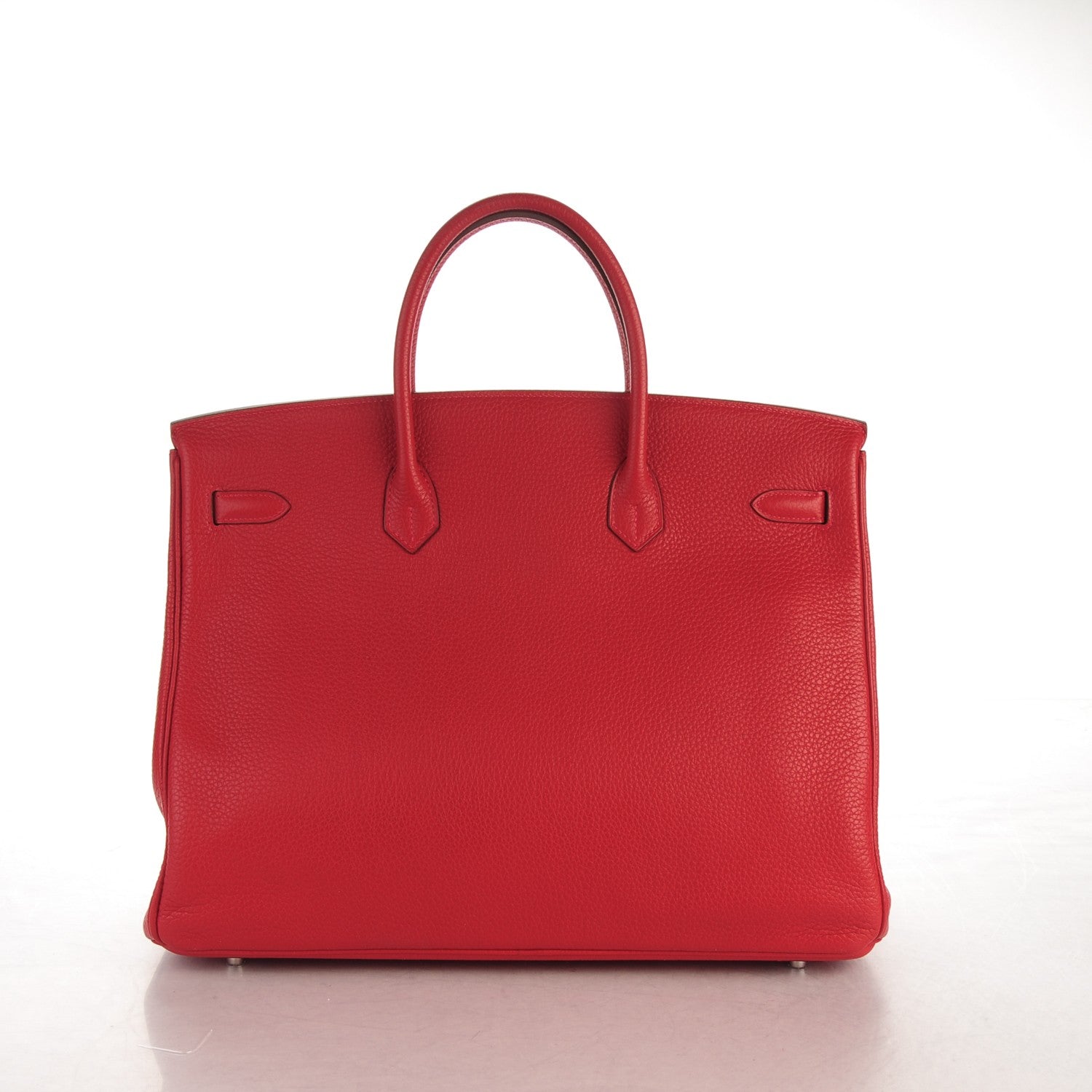 Hermes Taurillon Clemence Birkin 40 Rouge Casaque 6 of 30