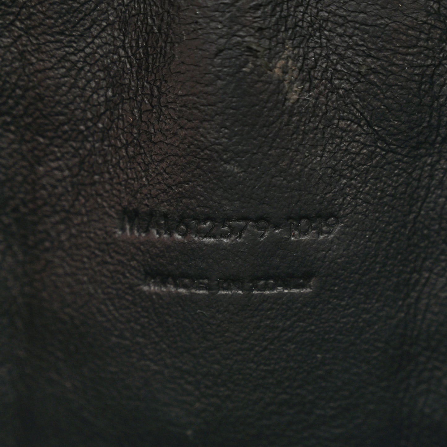 Grain De Poudre Matelasse Monogram Mini Lou Camera Bag Black