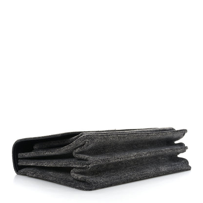 Saint Laurent Denim Medium Monogram Sunset Black 4 of 8
