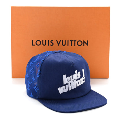 Louis Vuitton Mesh Embroidered Everyday LV Cap 60 Blue 12 of 12