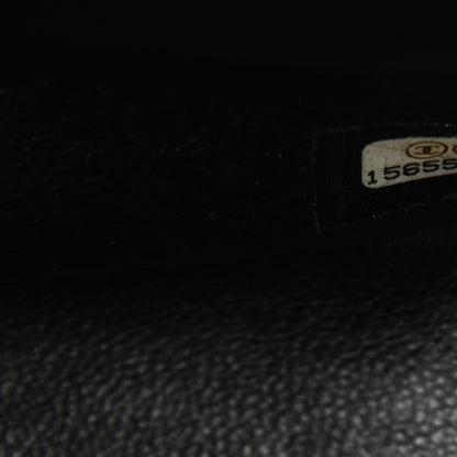 Chanel Lambskin Quilted Jumbo Double Flap So Black 8 of 12