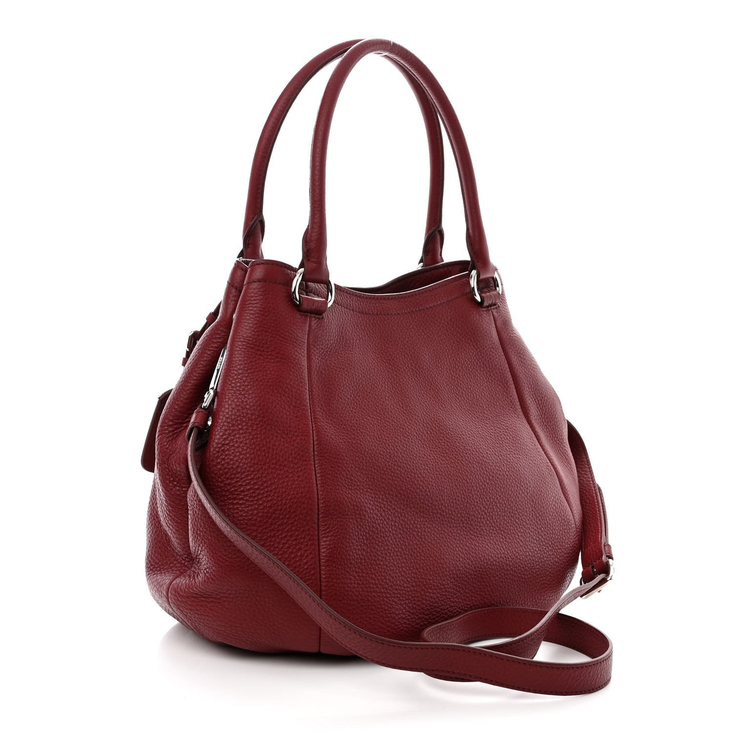 Vitello Daino Tote Cerise