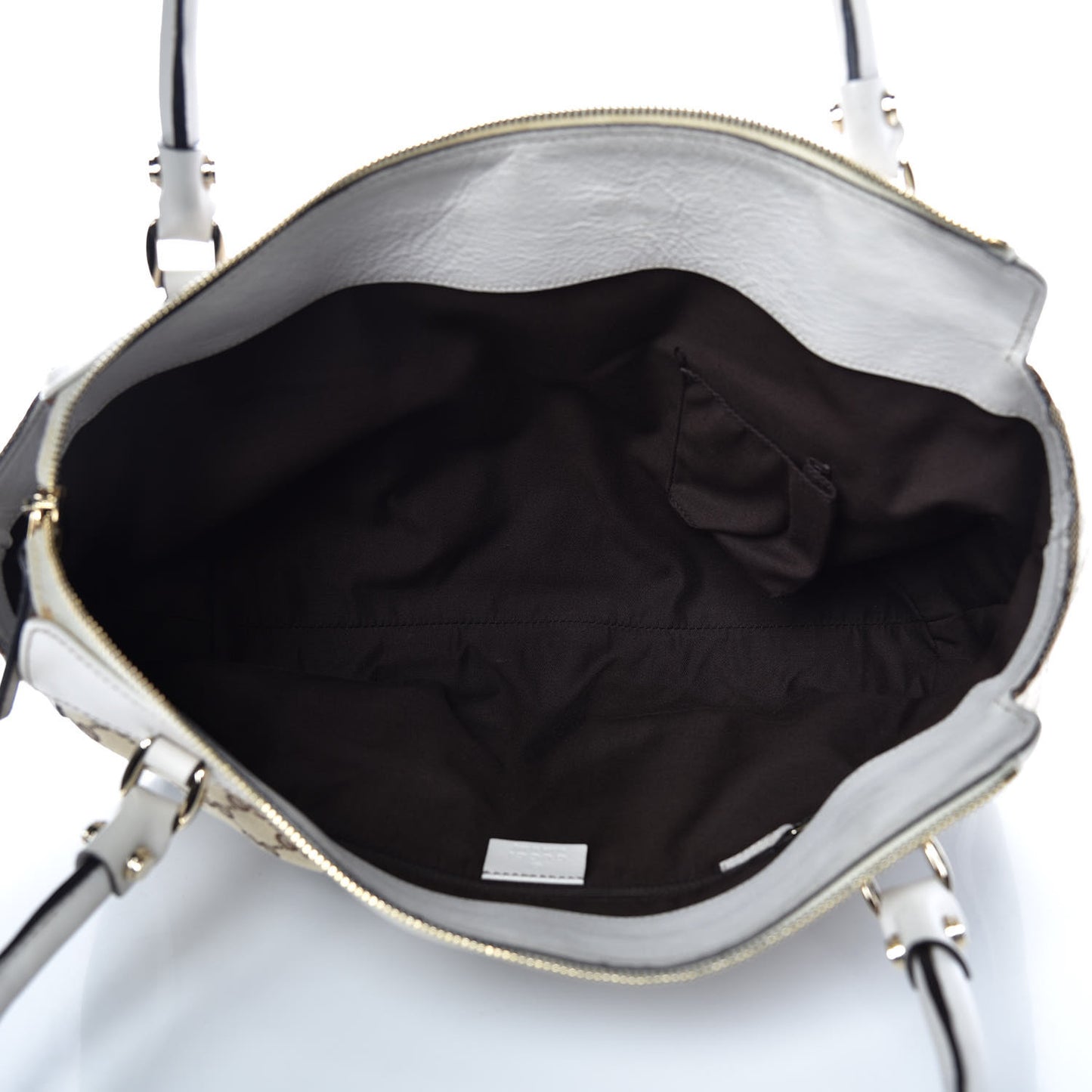 Monogram D Gold Tote Off White