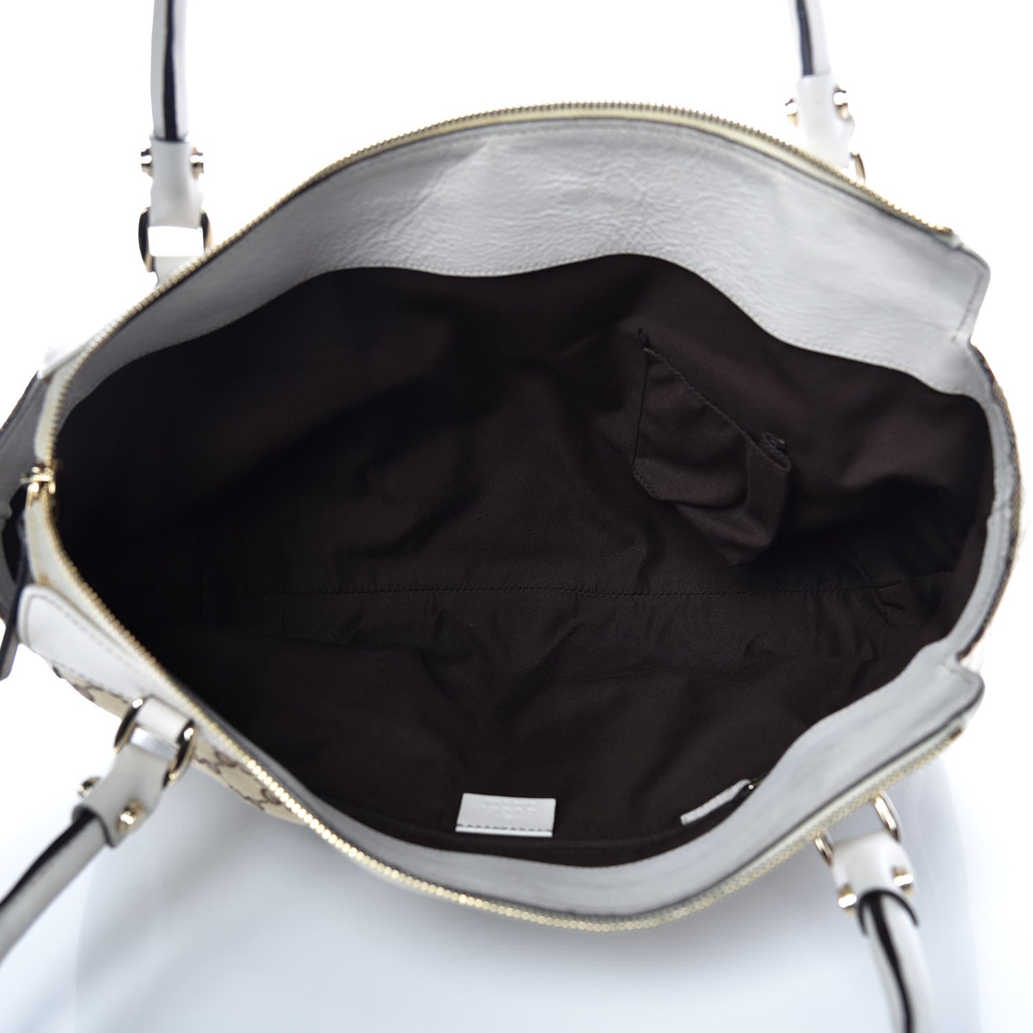 Gucci Monogram D Gold Tote Off White 5 of 18