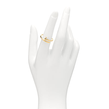 Cartier 18K Yellow Gold Small Juste Un Clou Ring 53 6.25 2 of 5