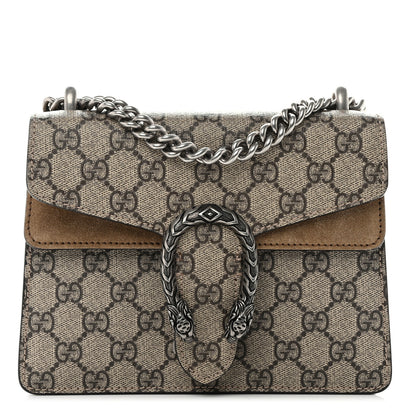 Gucci GG Supreme Monogram Mini Dionysus Shoulder Bag Taupe 1 of 11