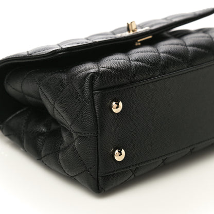 Chanel Caviar Quilted Mini Coco Handle Flap Black 9 of 11