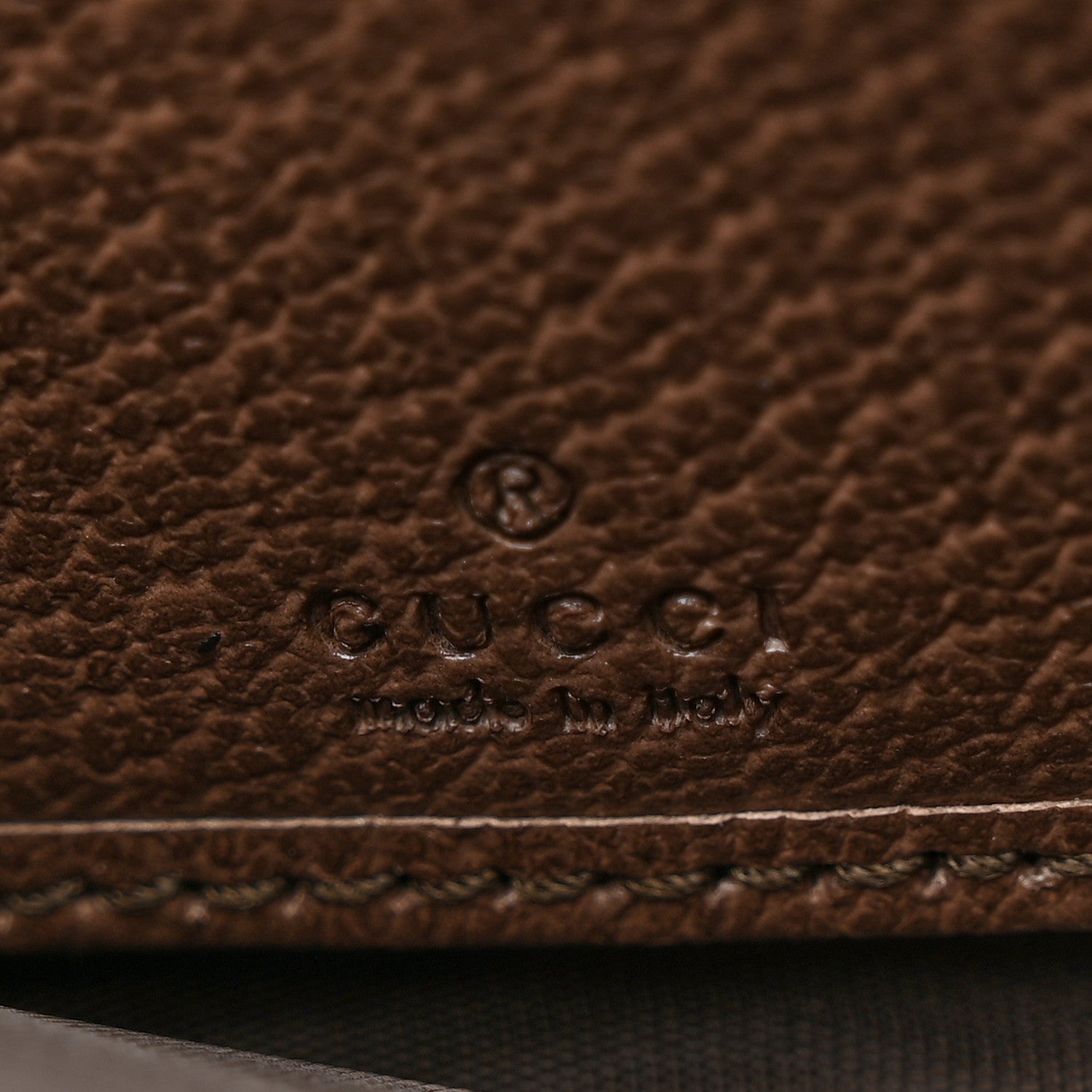 Gucci GG Supreme Monogram Web Ophidia Zip Around Wallet Brown 6 of 8
