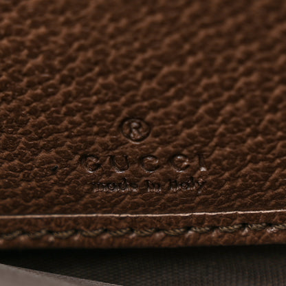 Gucci GG Supreme Monogram Web Ophidia Zip Around Wallet Brown 6 of 8
