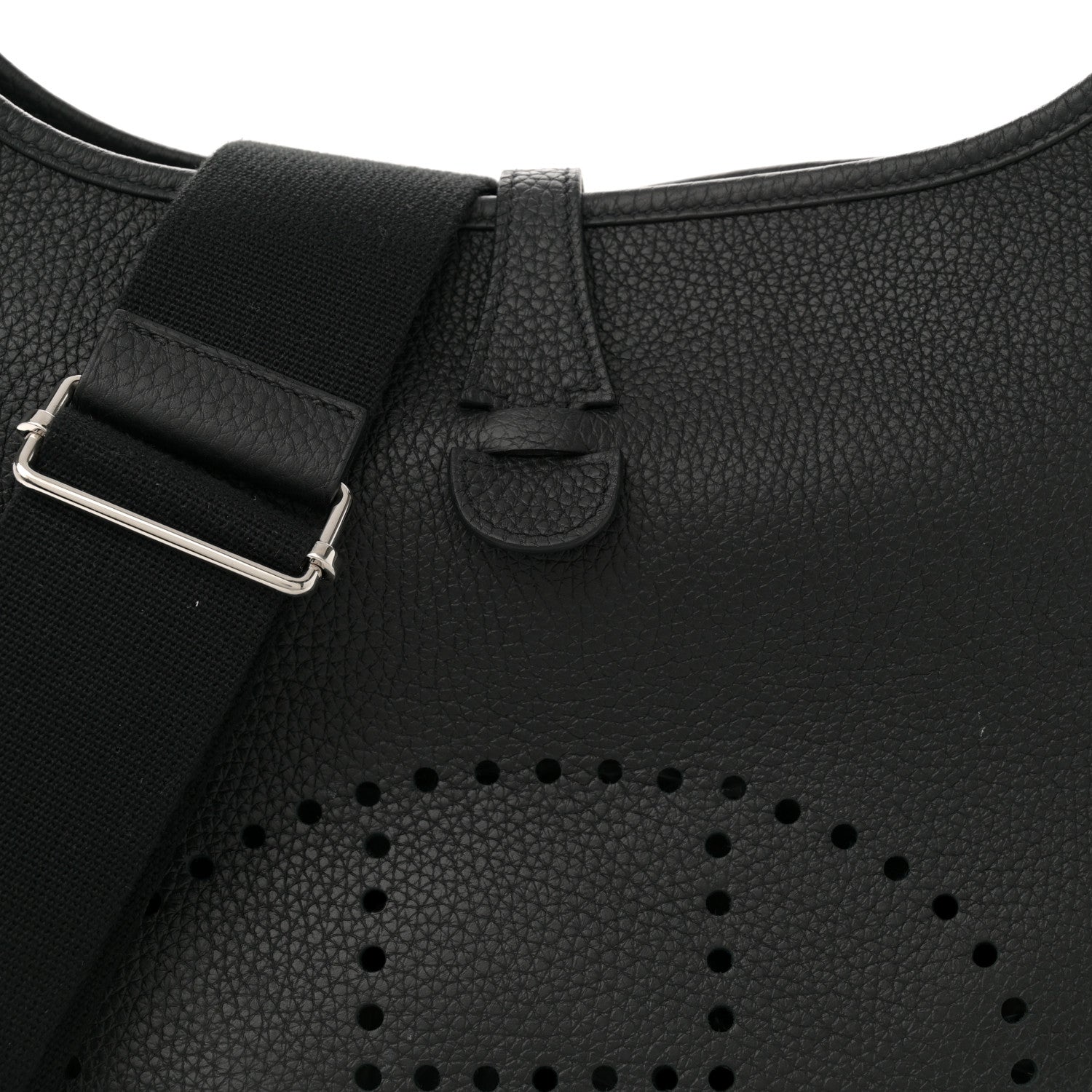 Hermes Taurillon Clemence Evelyne III PM Black 8 of 11