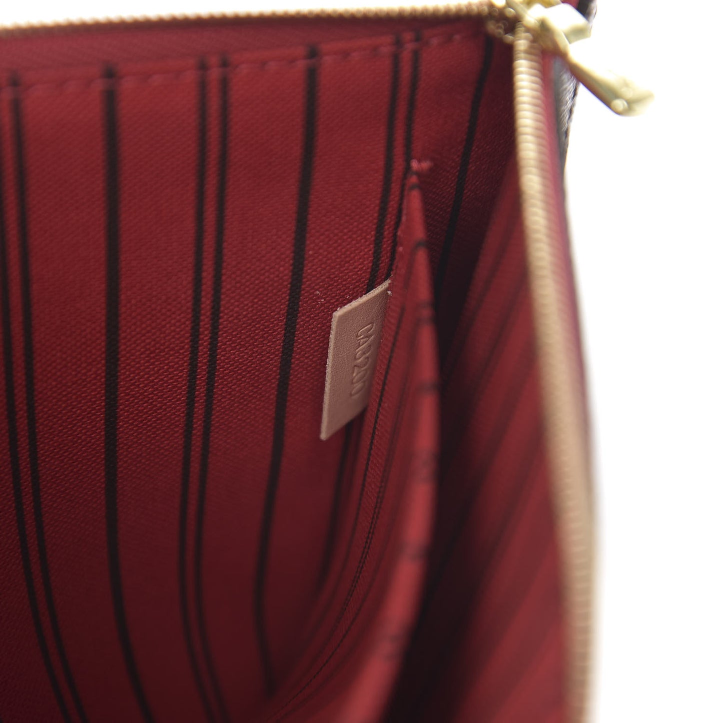 Monogram Neverfull MM GM Pochette Cherry