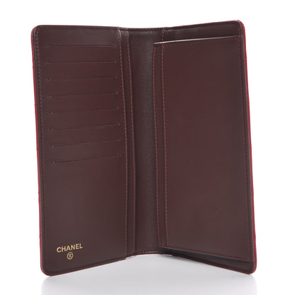Chanel Lambskin Quilted Trendy CC Yen Wallet Red 5 of 9
