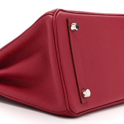 Hermes Togo Birkin 25 Rouge Grenat 9 of 10