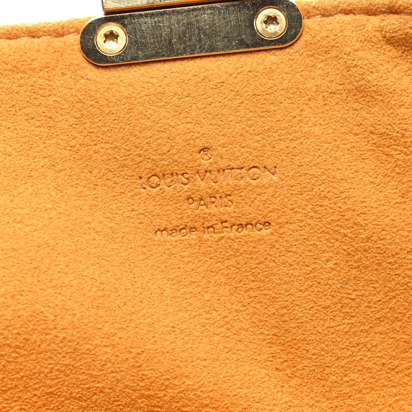 Monogram Denim Pochette Plat Clutch Blue