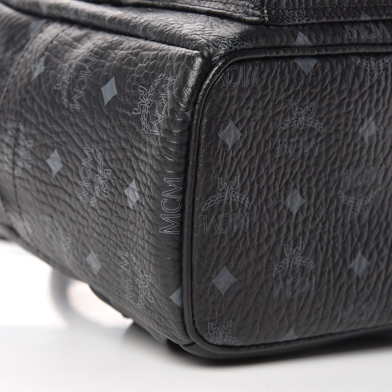 MCM Visetos Small Stark Backpack Black 9 of 10