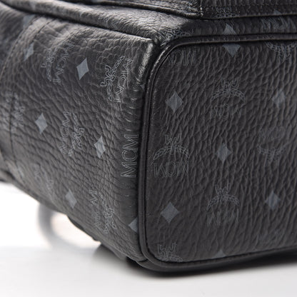 MCM Visetos Small Stark Backpack Black 9 of 10