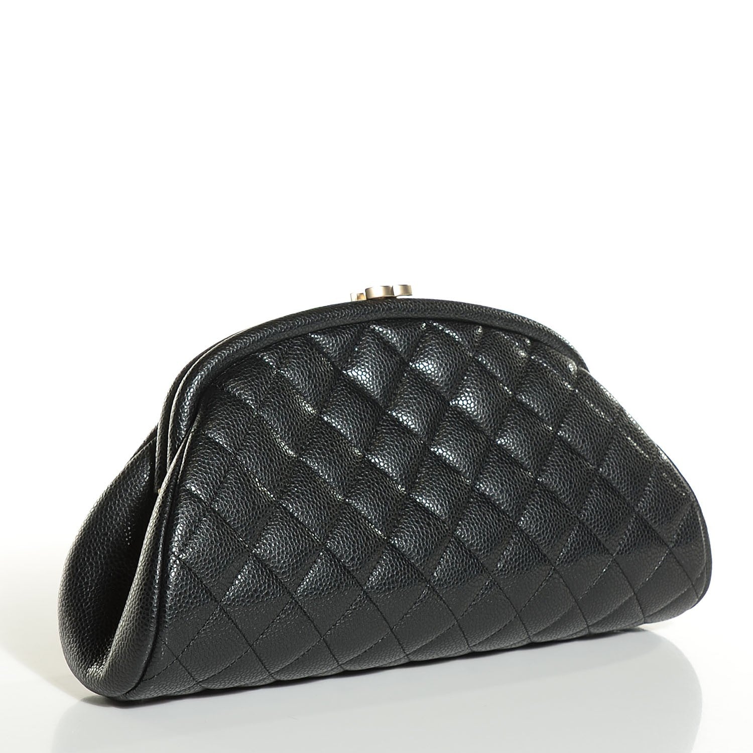 Chanel Caviar Quilted Timeless Clutch Black 3 of 6