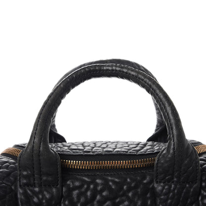 Alexander Wang Pebbled Lambskin Rockie Black Gold Hardware 8 of 11