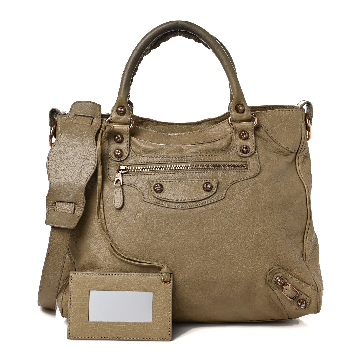 Balenciaga Agneau Giant 12 Rose Gold Hardware Velo Latte Beige 1 of 13