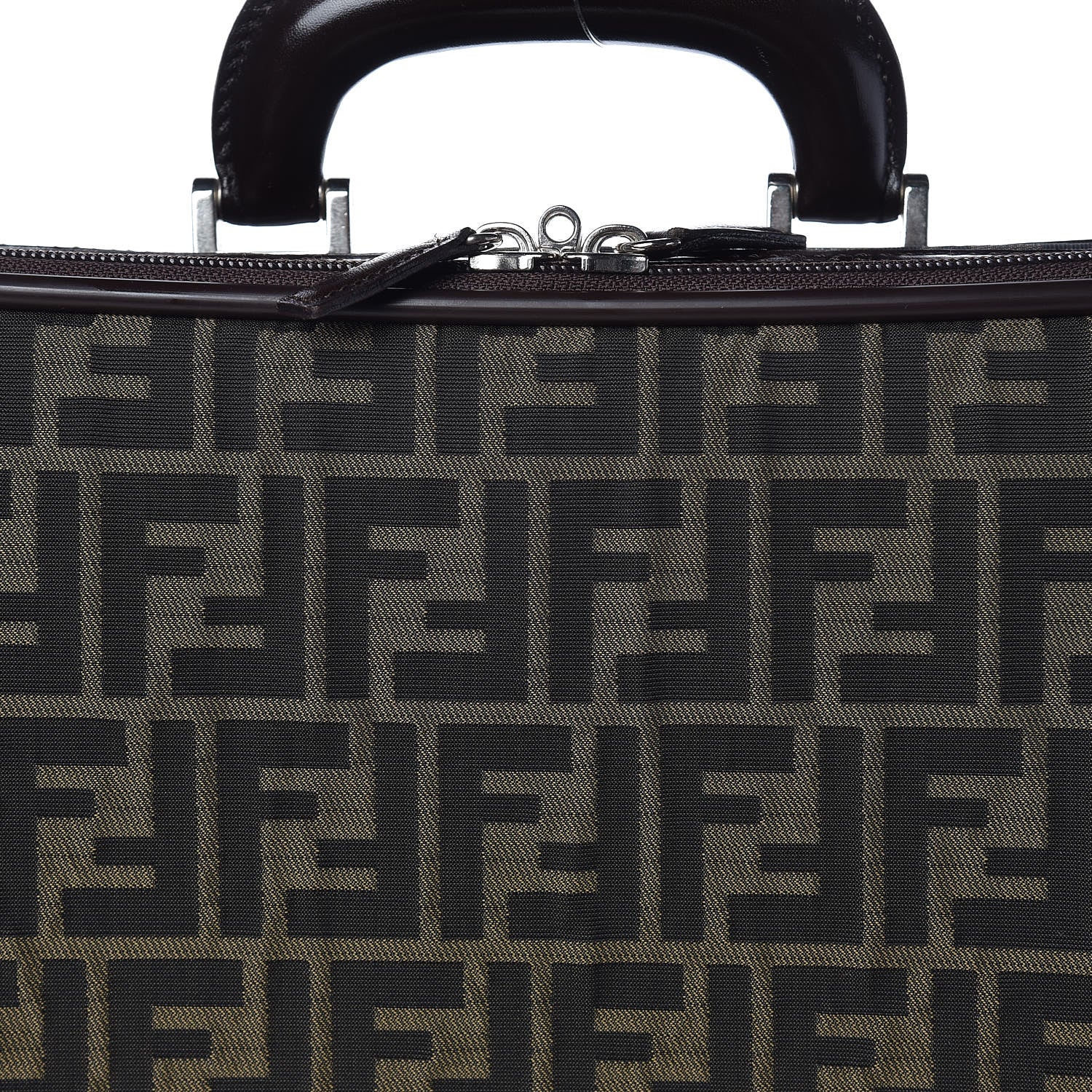 Fendi Zucca Suitcase Tobacco 12 of 12