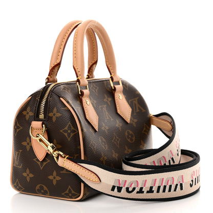 Louis Vuitton Monogram Speedy Bandouliere 20 Black 3 of 11