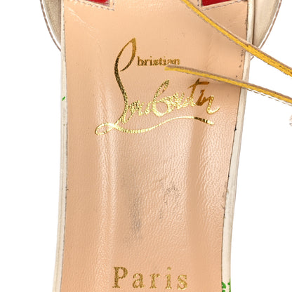Christian Louboutin PVC Patent Ruban Calfskin Metricathy 150 Pumps 39 Transparent Yellow 7 of 8