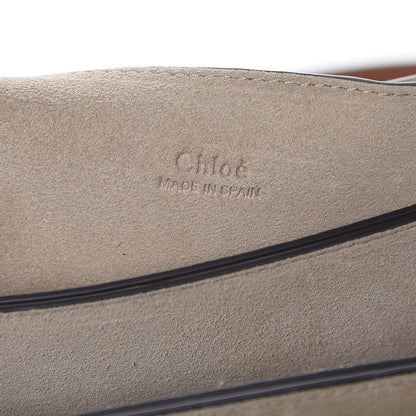 Chloe Suede Calfskin Small Faye Shoulder Bag Tobacco 7 of 7