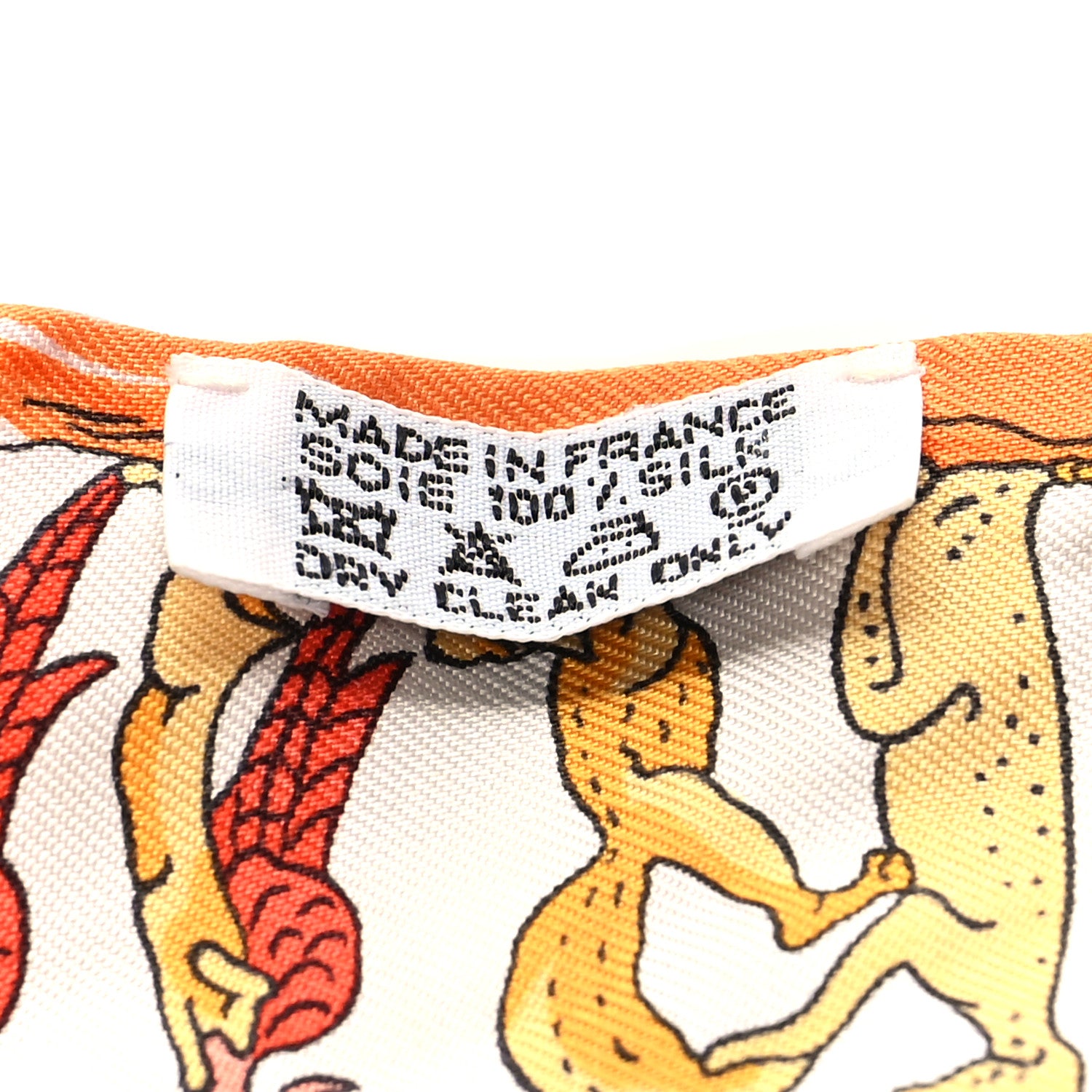 Hermes Silk Alphabet Twilly 4 of 4