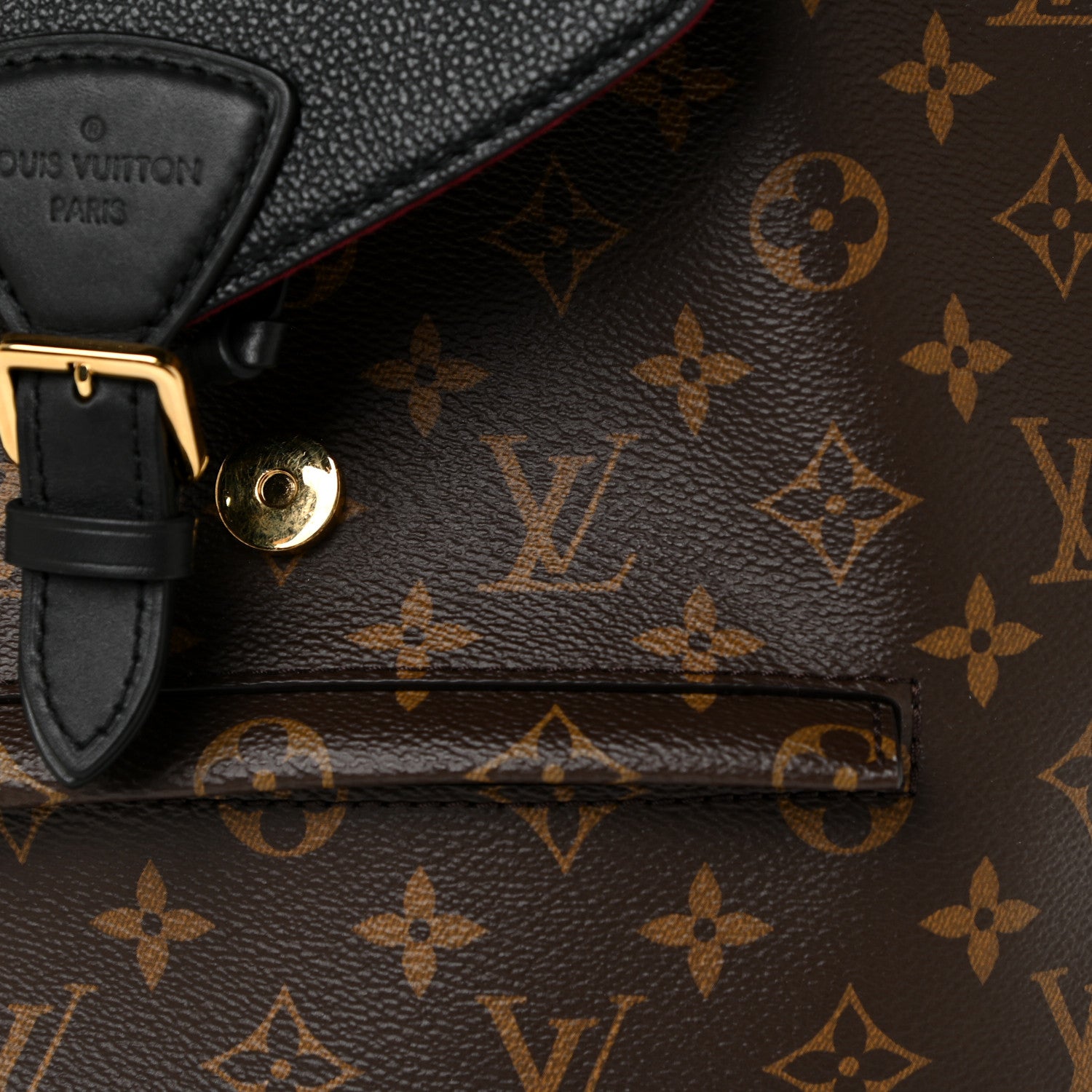 Louis Vuitton Monogram Montsouris PM Black 7 of 14