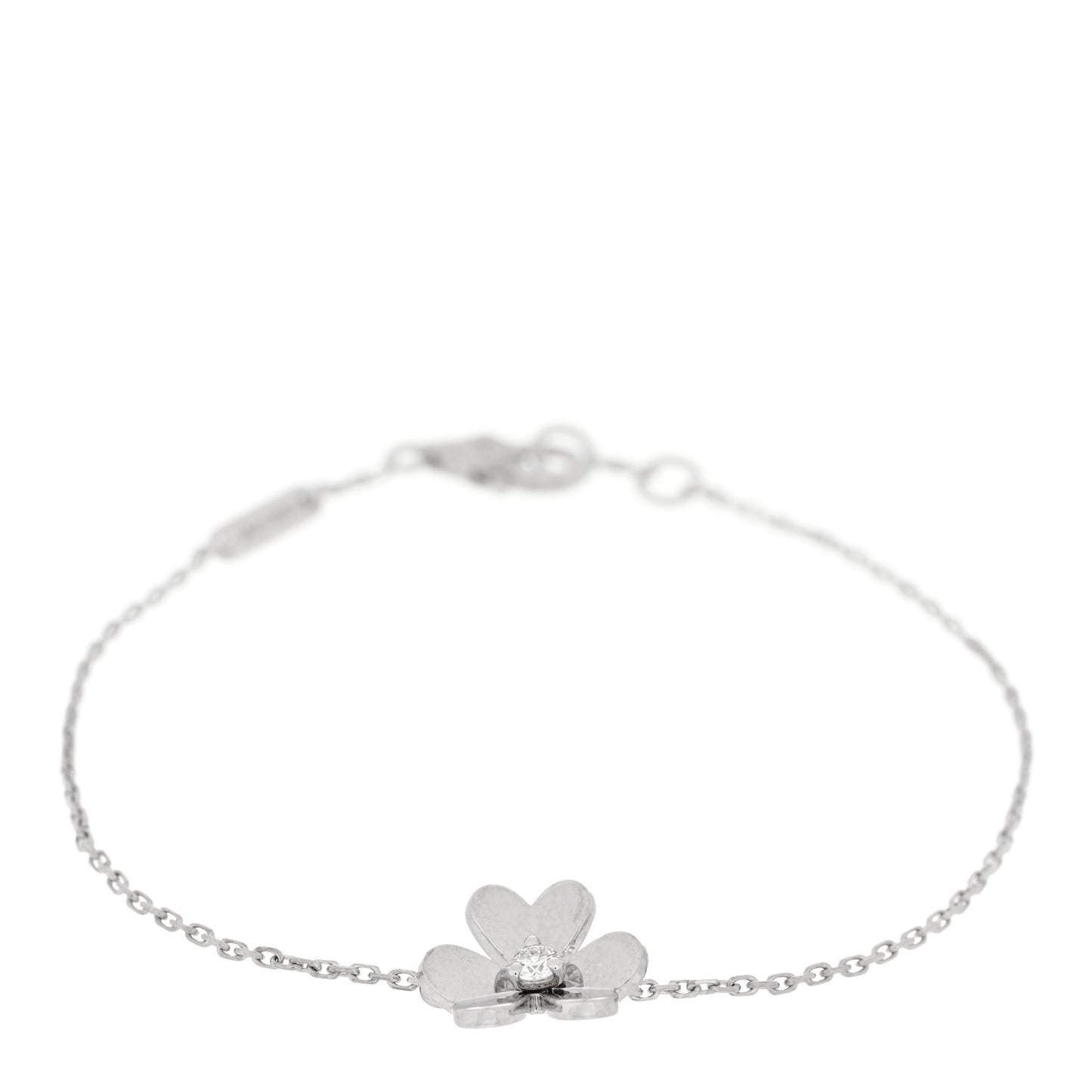 18K White Gold Diamond Mini Frivole Bracelet