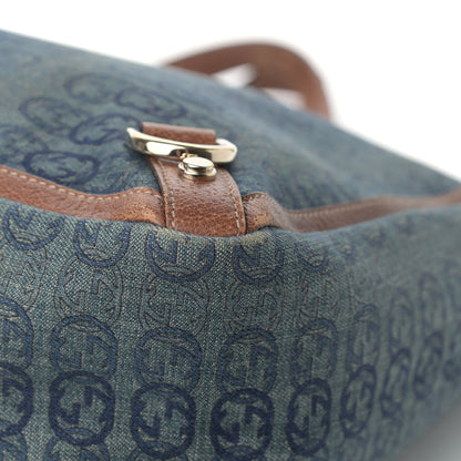 Gucci Denim GG Large Abbey Tote Blue 5 of 16