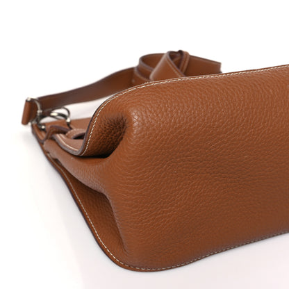 Hermes Taurillon Clemence Jypsiere 31 Gold 8 of 9