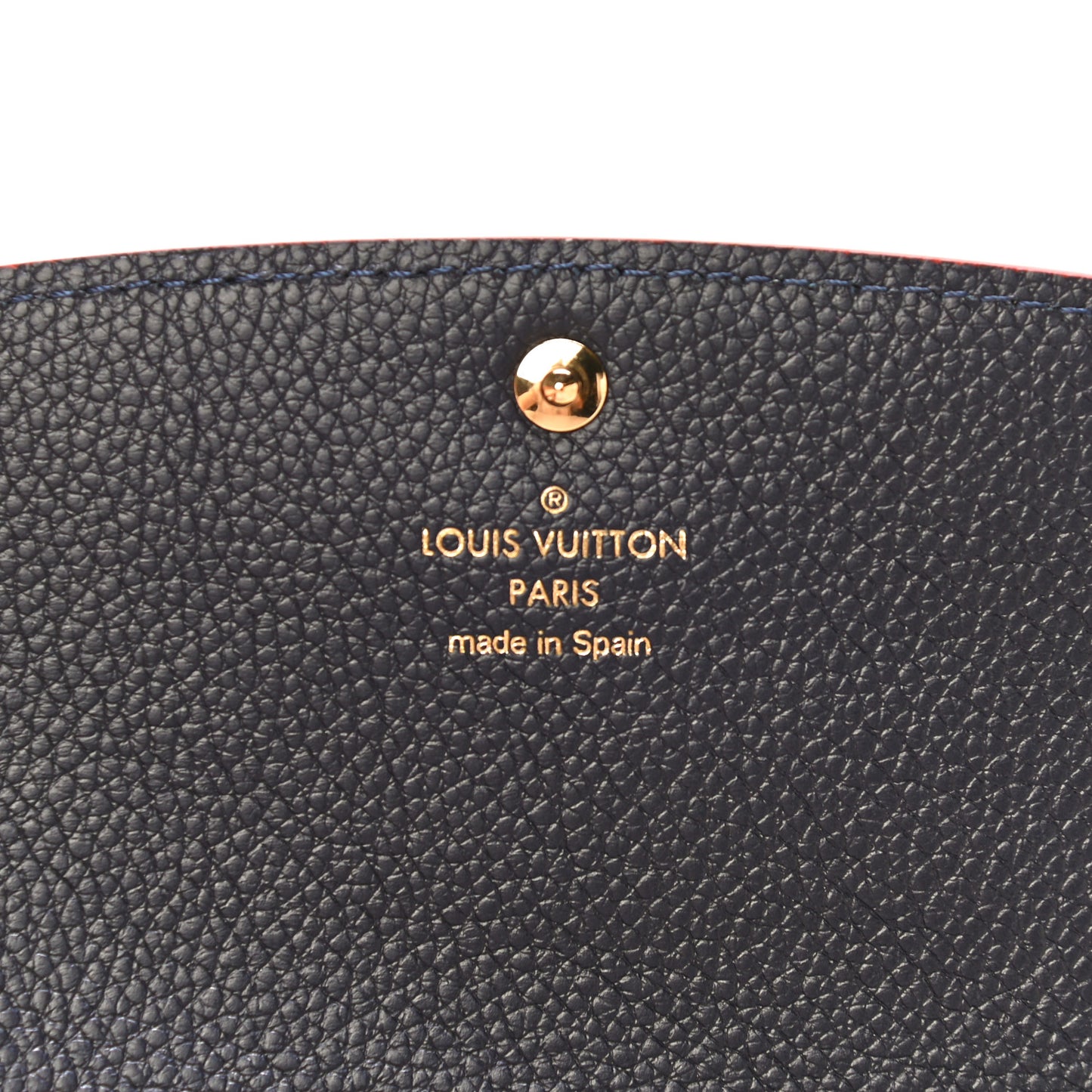 Empreinte Emilie Wallet Marine Rouge