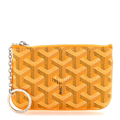Goyard Goyardine Nano Senat Key Pouch Yellow 1 of 8