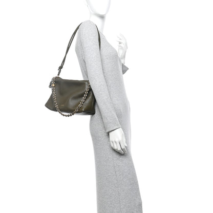 Loewe Mellow Nappa Medium Donut Chain Flamenco Knot Clutch Dark Khaki 2 of 12