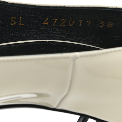 Saint Laurent Patent Opyum 100 Pumps 38.5 Neutro 9 of 12