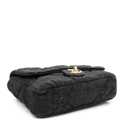 Chanel Denim Quilted Medium CC Funky Town Flap Dark Blue 4 of 10