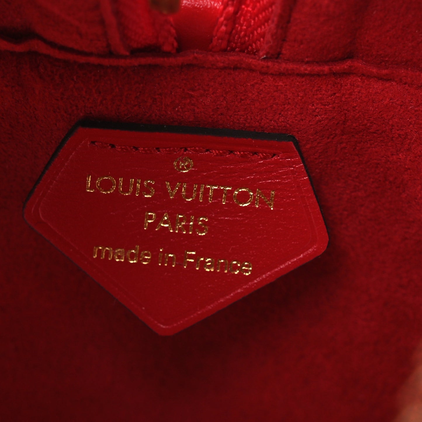 Denim Damier Monogram Patchwork PVC Beach Pouch Blue Rouge